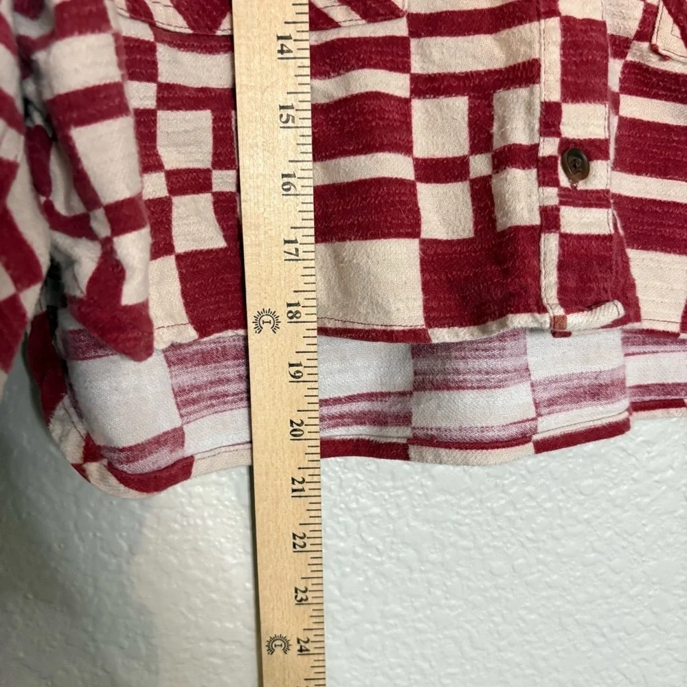 Urban outfitters BDG oversized cropped flannel top Boxy Women Small - Picture 9 of 13